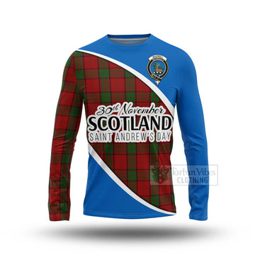 Maxwell Family Crest Tartan Long Sleeve T-Shirt Celebrate Saint Andrew's Day in Style