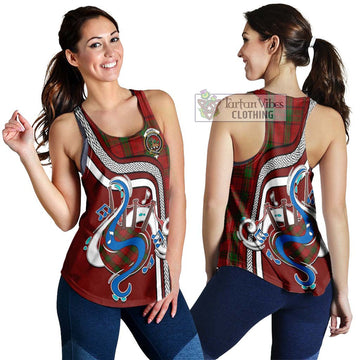 Maxwell Tartan Women's Racerback Tanks with Epic Bagpipe Style