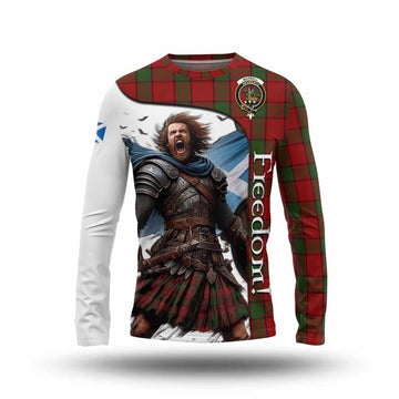 Maxwell Crest Tartan Long Sleeve T-Shirt Inspired by the Freedom of Scottish Warrior