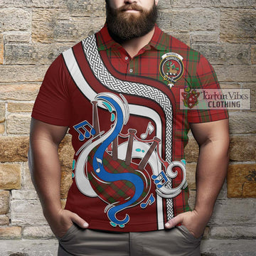 Maxwell Tartan Polo Shirt with Epic Bagpipe Style