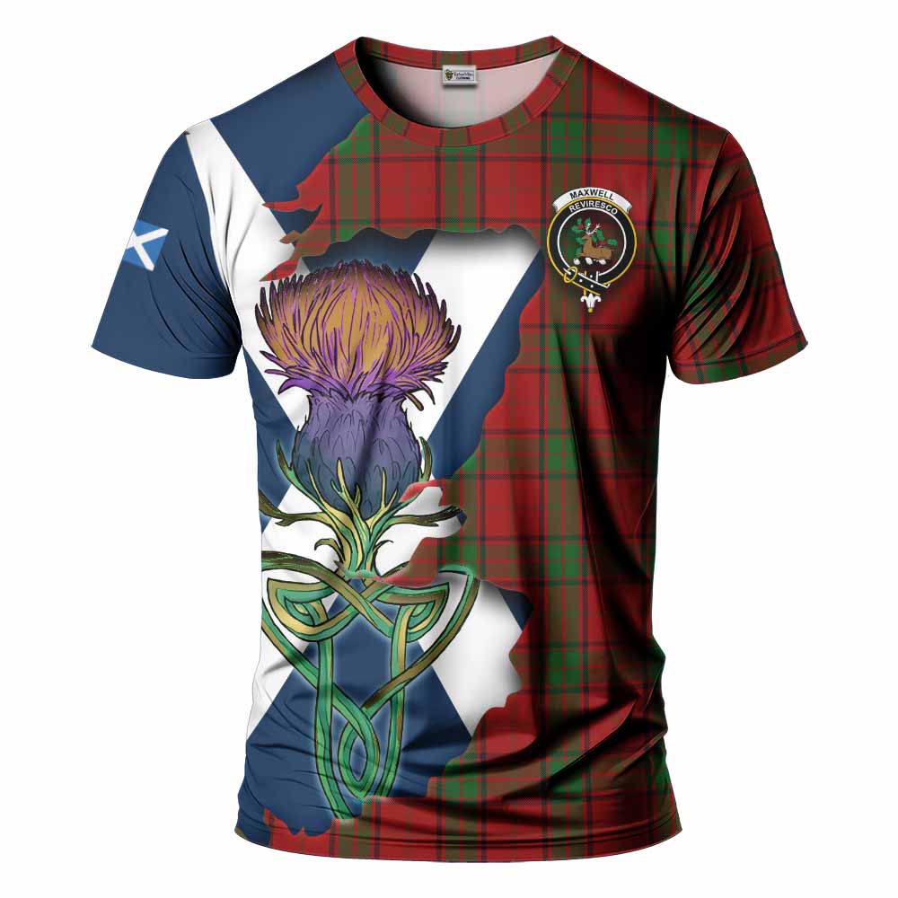 Maxwell Tartan Family Crest T-Shirt Scottish Thistle Celtic Inspired Kid's Shirt - Tartan Vibes Clothing