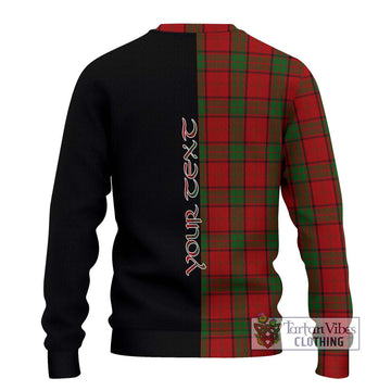 Maxwell Tartan Ugly Sweater with Family Crest and Half Of Me Style