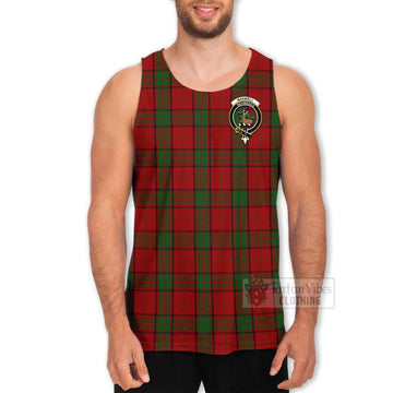 Maxwell Tartan Men's Tank Top with Family Crest Celtic Skull Style - Tartan Vibes Clothing