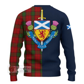 Maxwell Tartan Ugly Sweater with Scottish Lion Royal Arm Half Style