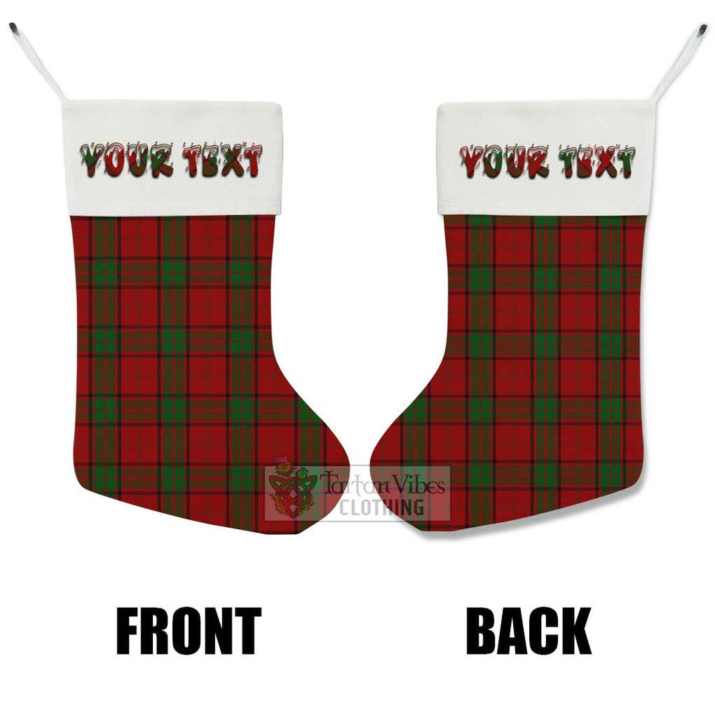 Tartan Vibes Clothing Maxwell Tartan Christmas Stocking with Personalized Text