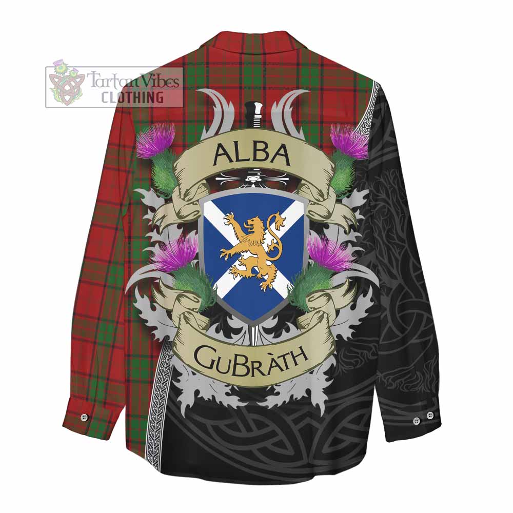 Maxwell Tartan Family Crest Women's Casual Shirt Lion Rampant Royal Thistle Shield Celtic Inspired - Tartan Vibes Clothing
