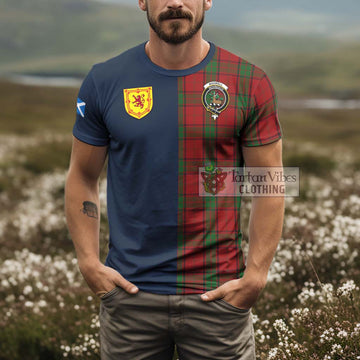 Maxwell Tartan T-Shirt Alba with Scottish Lion Royal Arm Half Style