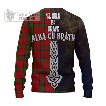 Maxwell Tartan Family Crest Knitted Sweater Alba Gu Brath Be Brave Lion Ancient Style - Tartan Vibes Clothing
