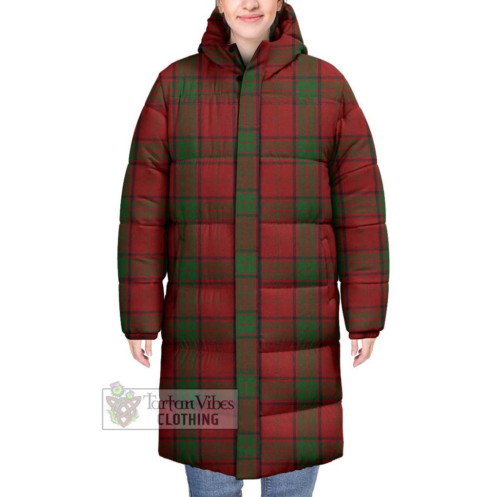 Tartan Vibes Clothing Maxwell Tartan Long Down Jacket