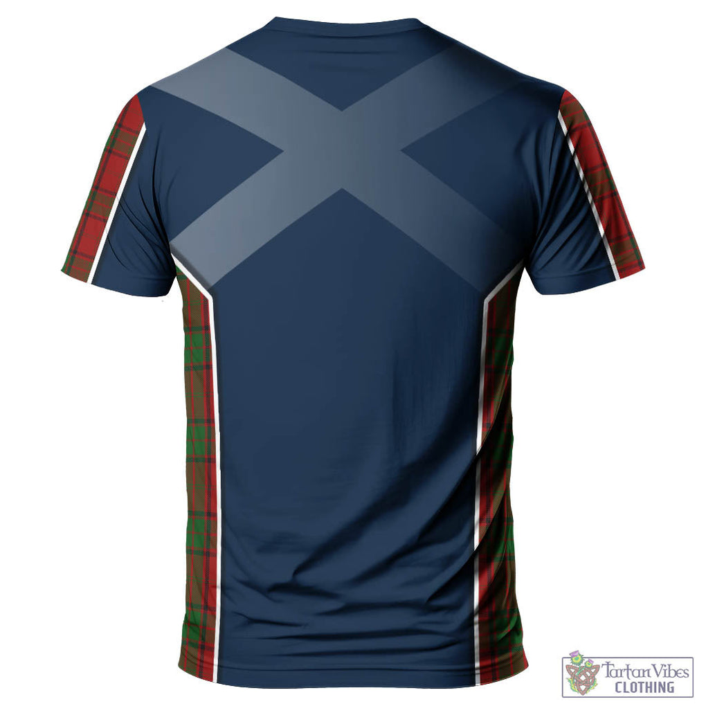 Tartan Vibes Clothing Maxwell Tartan T-Shirt with Family Crest and Scottish Thistle Vibes Sport Style