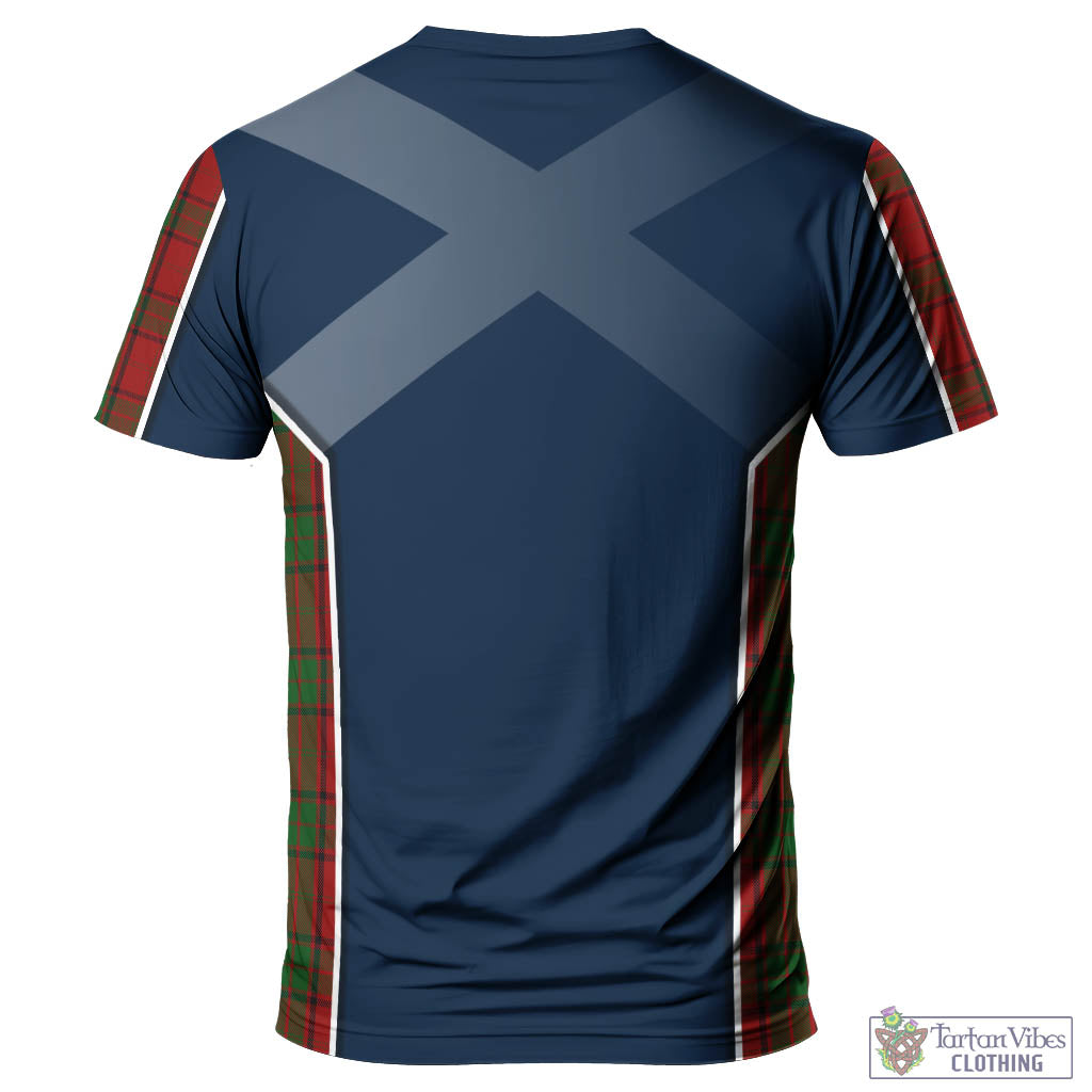 Tartan Vibes Clothing Maxwell Tartan T-Shirt with Family Crest and Lion Rampant Vibes Sport Style