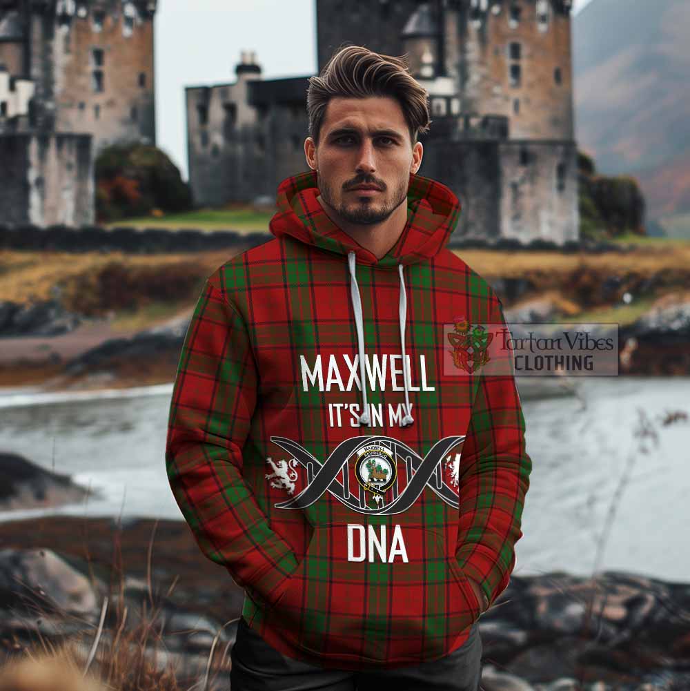 Tartan Vibes Clothing Maxwell Tartan Cotton Hoodie with Family Crest DNA In Me Style