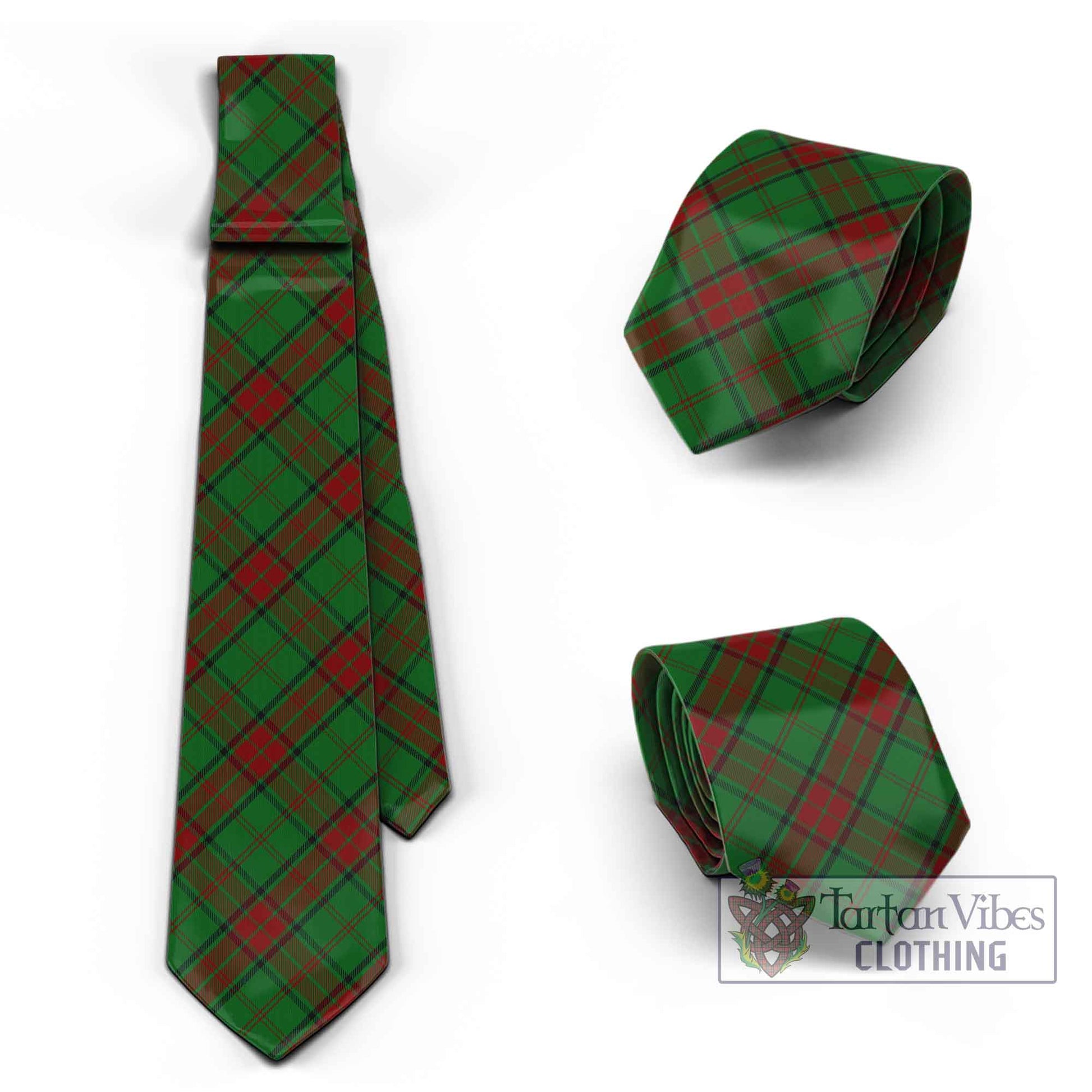 Tartan Vibes Clothing Maxwell Hunting Tartan Classic Necktie Cross Style