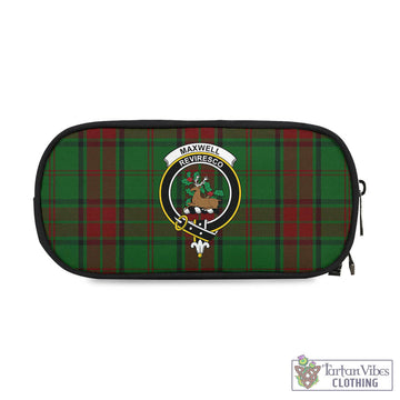 Maxwell Hunting Tartan Pen and Pencil Case with Family Crest