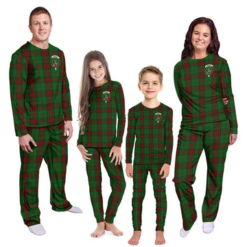 Maxwell Hunting Tartan Pajamas Family Set with Family Crest