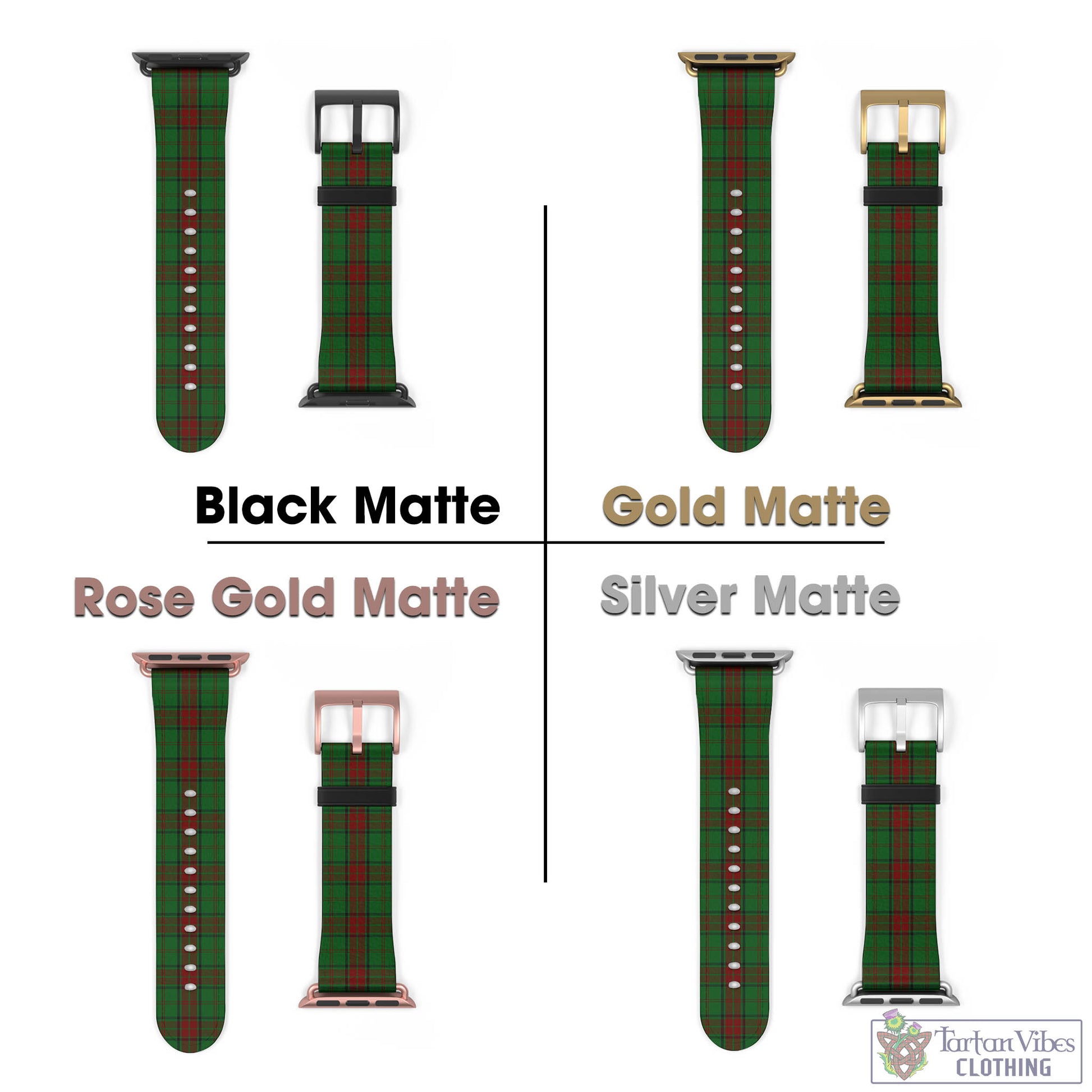 Tartan Vibes Clothing Maxwell Hunting Tartan Watch Band