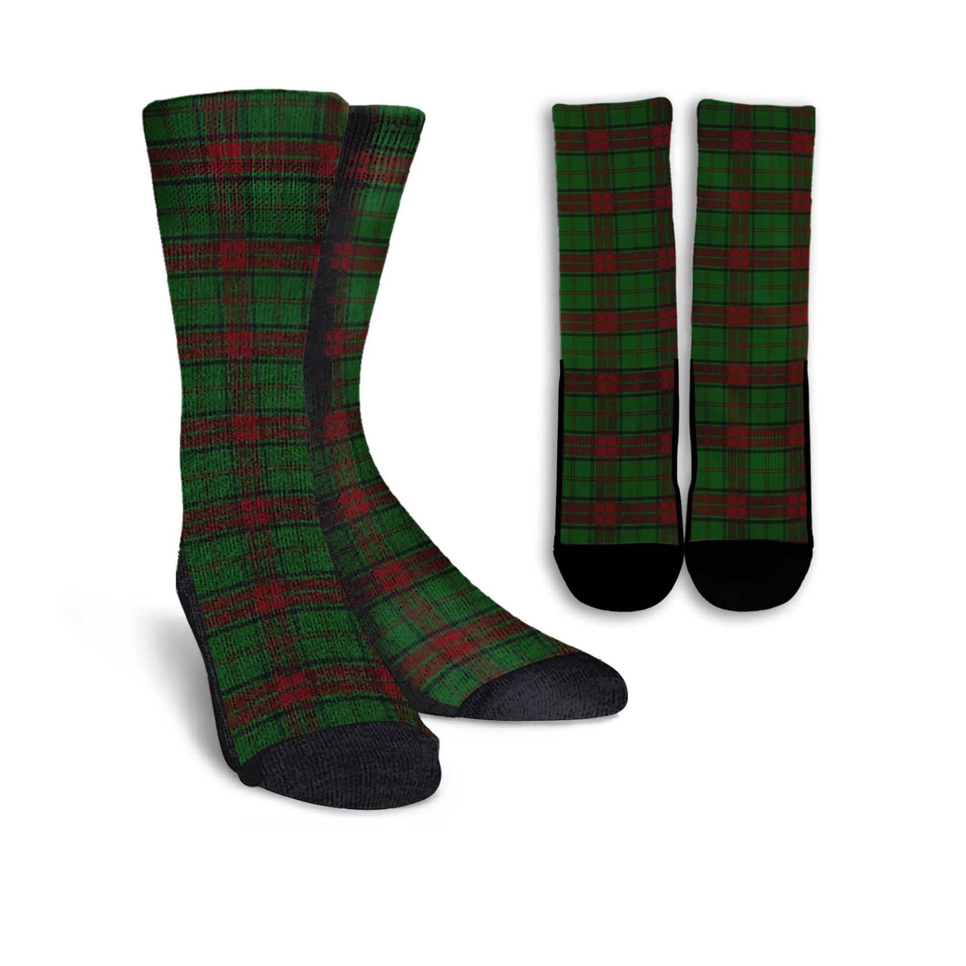 Maxwell Hunting Tartan Crew Socks - Tartanvibesclothing