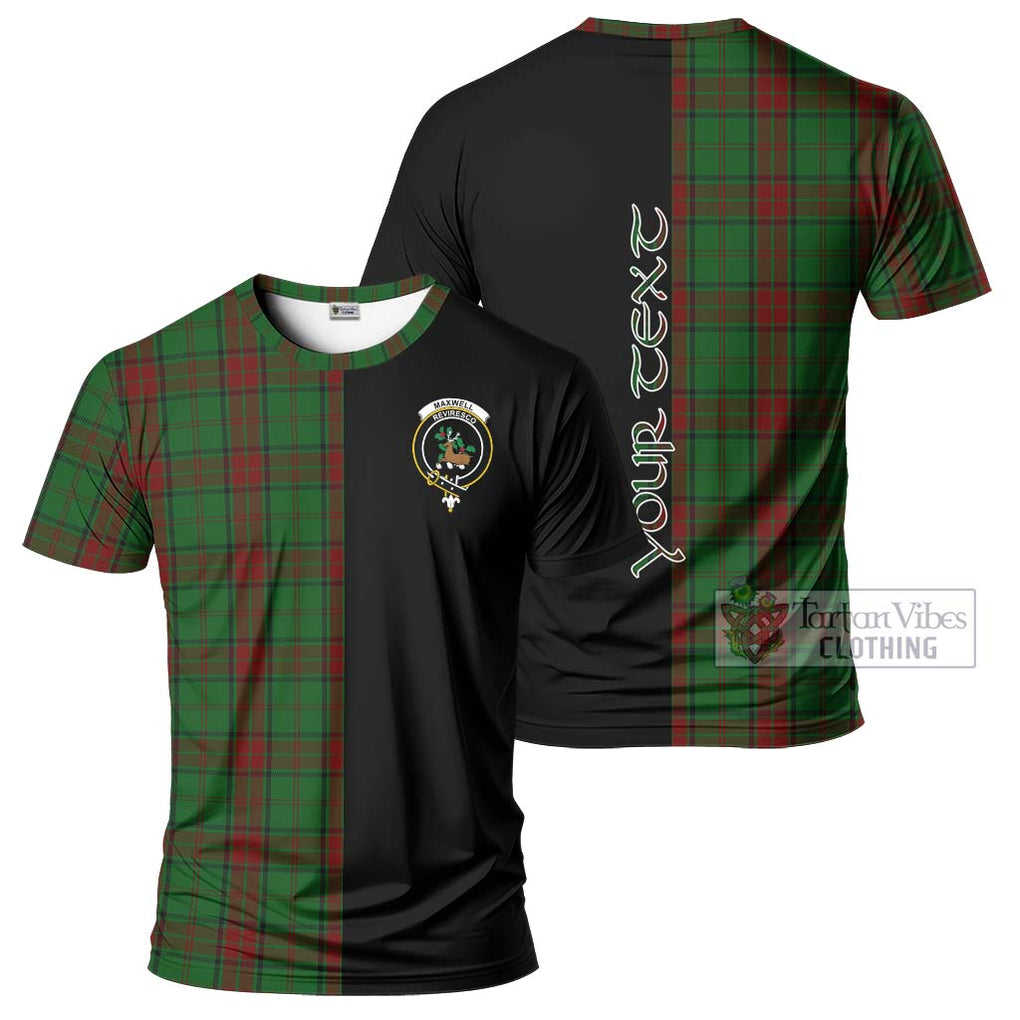 Maxwell Hunting Tartan T-Shirt with Family Crest and Half Of Me Style Kid's Shirt - Tartanvibesclothing Shop