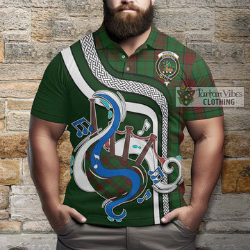 Maxwell Hunting Tartan Polo Shirt with Epic Bagpipe Style