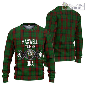 Maxwell Hunting Tartan Ugly Sweater with Family Crest DNA In Me Style