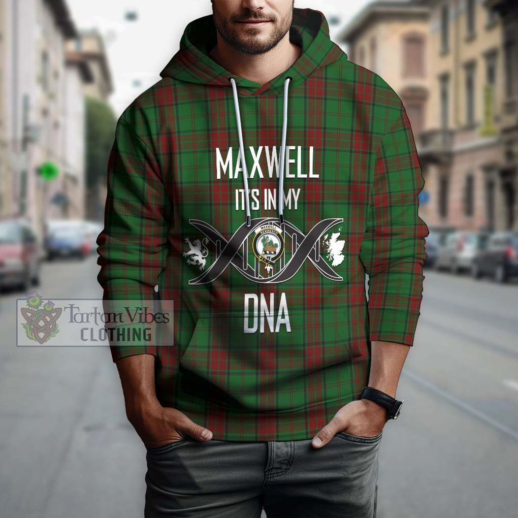 Maxwell Hunting Tartan Hoodie with Family Crest DNA In Me Style Pullover Hoodie - Tartanvibesclothing Shop