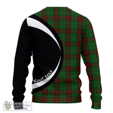 Maxwell Hunting Tartan Ugly Sweater with Family Crest Circle Style