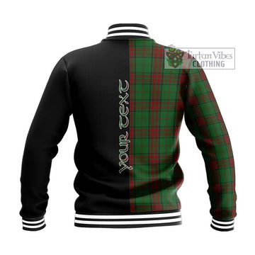 Maxwell Hunting Tartan Baseball Jacket with Family Crest and Half Of Me Style