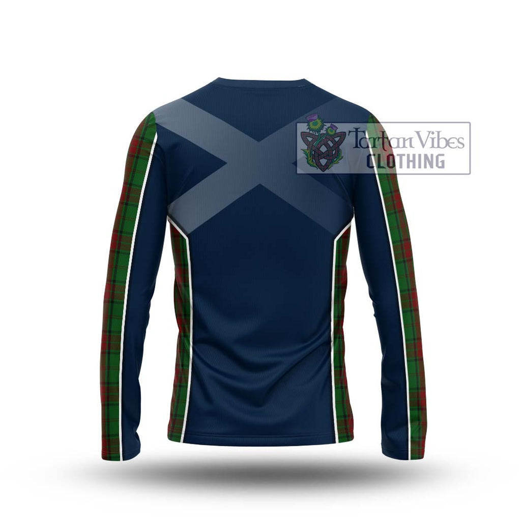 Maxwell Hunting Tartan Long Sleeve T-Shirt with Family Crest and Lion Rampant Vibes Sport Style - Tartan Vibes Clothing