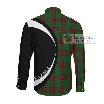 Maxwell Hunting Tartan Long Sleeve Button Up with Family Crest Circle Style