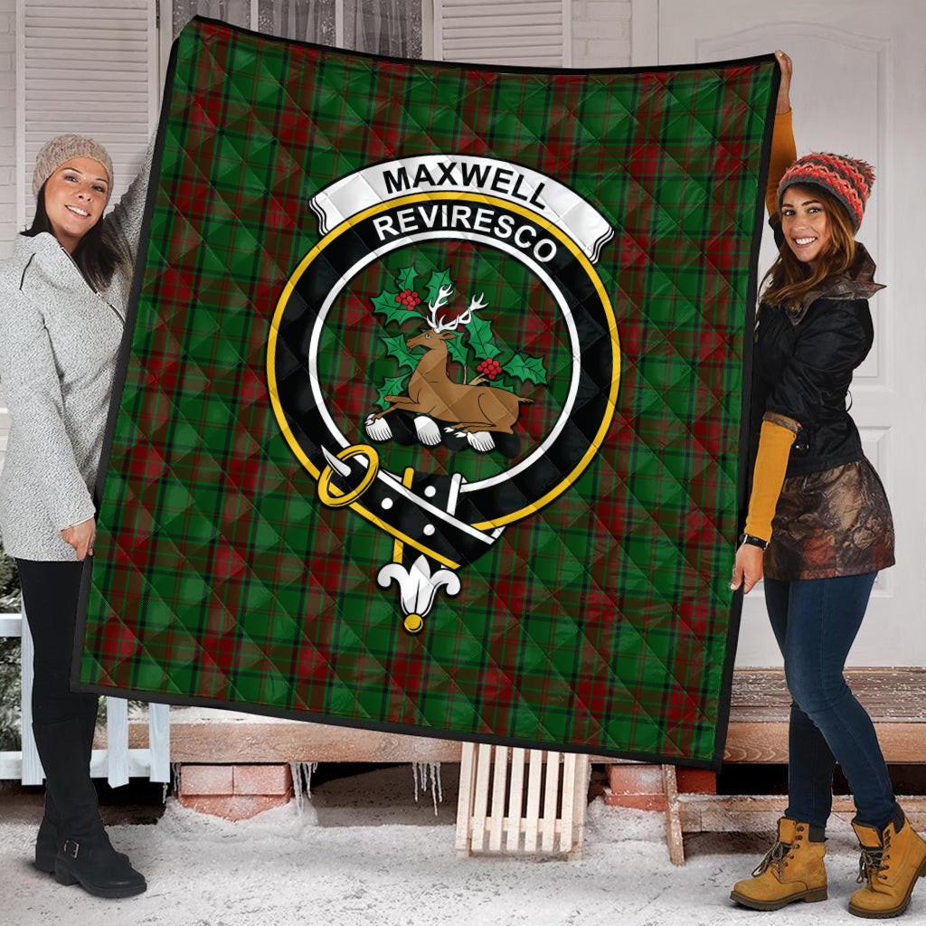 maxwell-hunting-tartan-quilt-with-family-crest