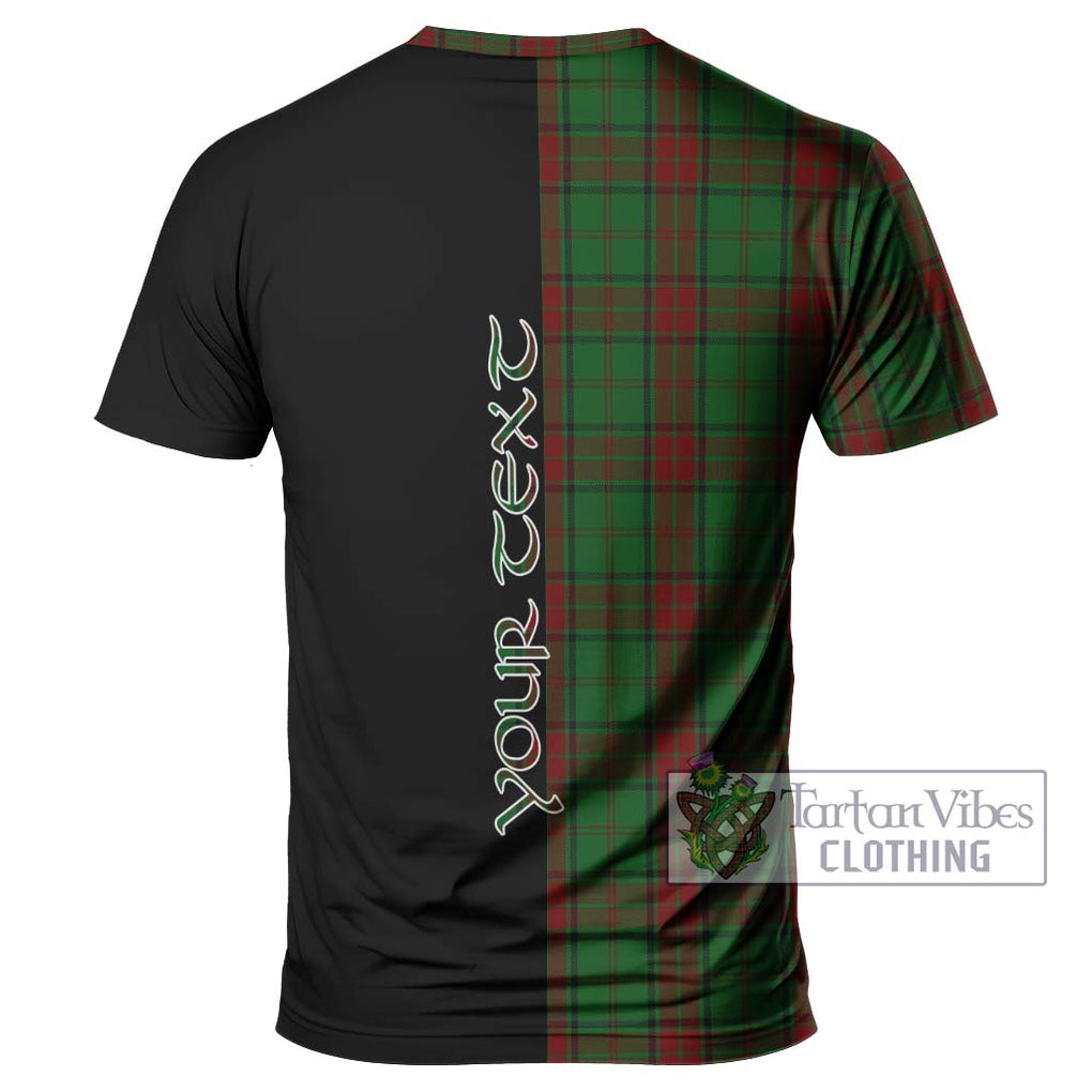 Maxwell Hunting Tartan T-Shirt with Family Crest and Half Of Me Style - Tartanvibesclothing Shop