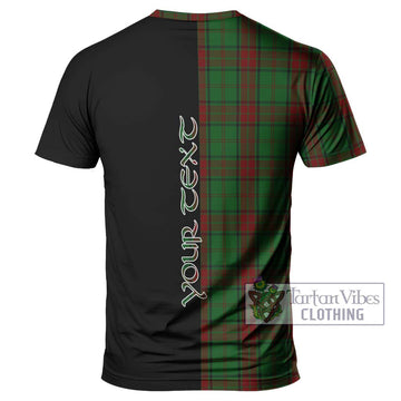 Maxwell Hunting Tartan T-Shirt with Family Crest and Half Of Me Style