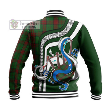 Maxwell Hunting Tartan Baseball Jacket with Epic Bagpipe Style