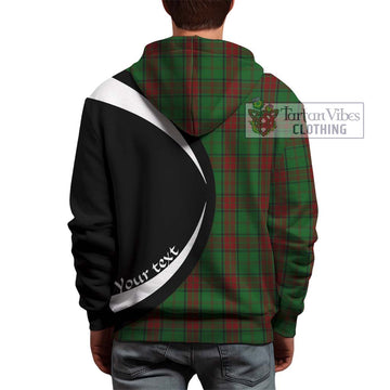 Maxwell Hunting Tartan Hoodie with Family Crest Circle Style