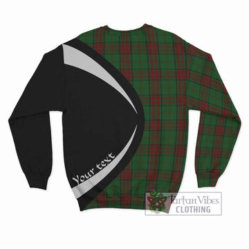 Maxwell Hunting Tartan Sweatshirt with Family Crest Circle Style