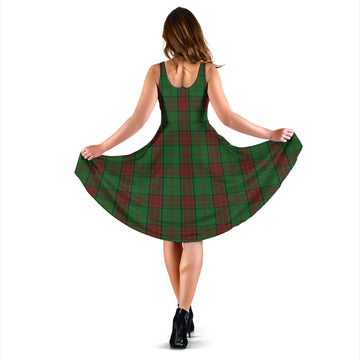 Maxwell Hunting Tartan Sleeveless Midi Womens Dress