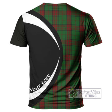 Maxwell Hunting Tartan T-Shirt with Family Crest Circle Style