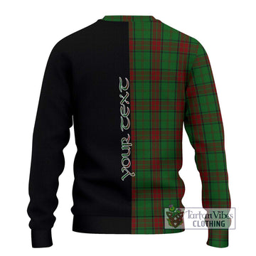 Maxwell Hunting Tartan Ugly Sweater with Family Crest and Half Of Me Style