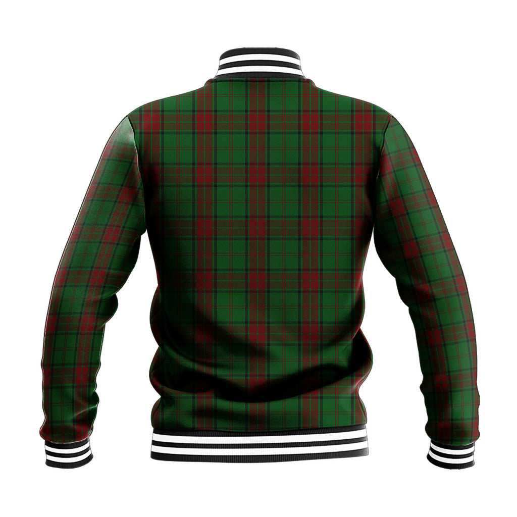 Maxwell Hunting Tartan Baseball Jacket with Family Crest - Tartan Vibes Clothing