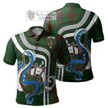 Maxwell Hunting Tartan Polo Shirt with Epic Bagpipe Style