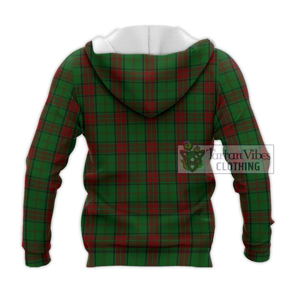 Maxwell Hunting Tartan Knitted Hoodie with Family Crest DNA In Me Style - Tartanvibesclothing Shop