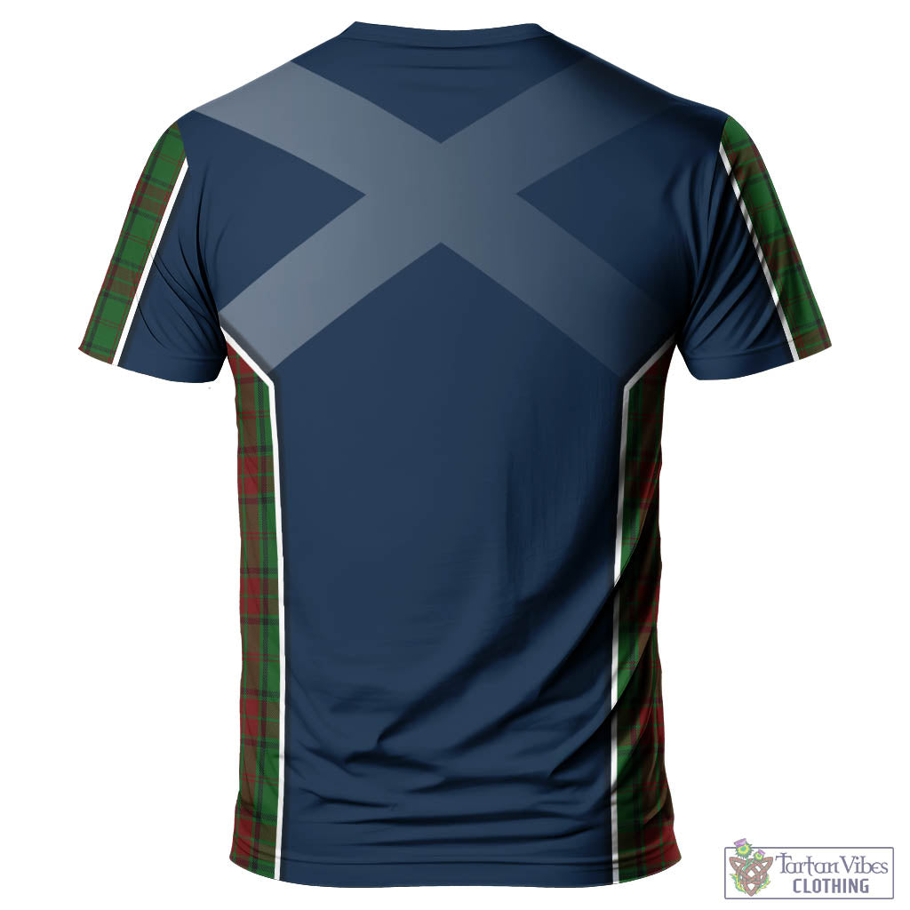 Tartan Vibes Clothing Maxwell Hunting Tartan T-Shirt with Family Crest and Scottish Thistle Vibes Sport Style