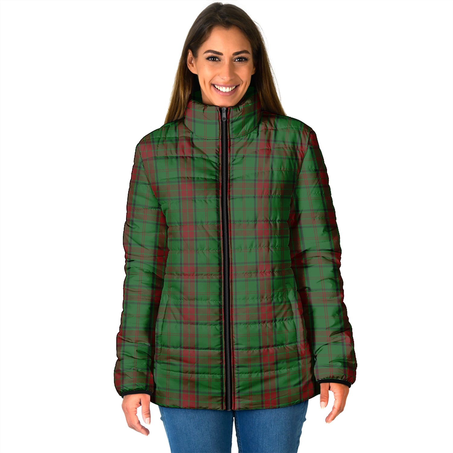 Maxwell Hunting Tartan Padded Jacket - Tartanvibesclothing