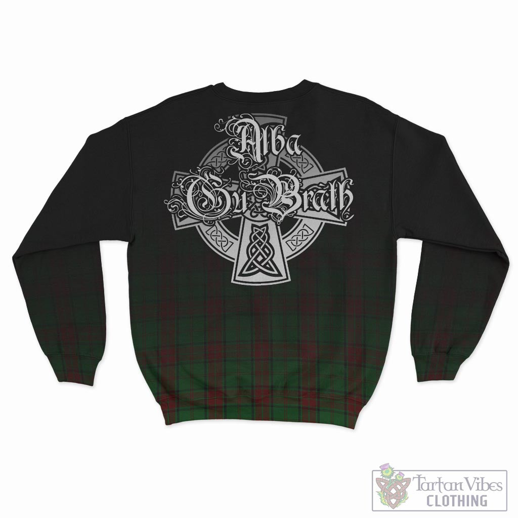 Tartan Vibes Clothing Maxwell Hunting Tartan Sweatshirt Featuring Alba Gu Brath Family Crest Celtic Inspired