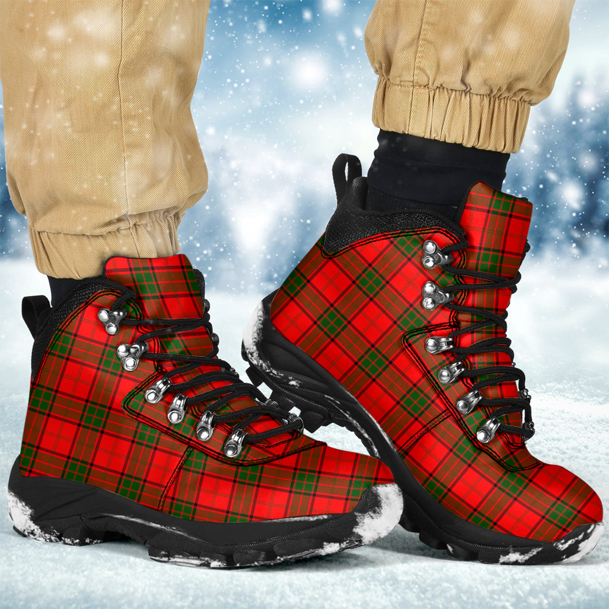 Maxwell Modern Tartan Alpine Boots - Tartanvibesclothing