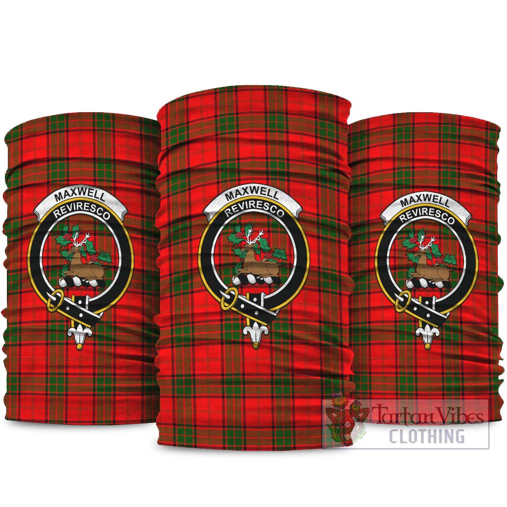 Maxwell Modern Tartan Neck Gaiters, Tartan Bandanas, Tartan Head Band with Family Crest