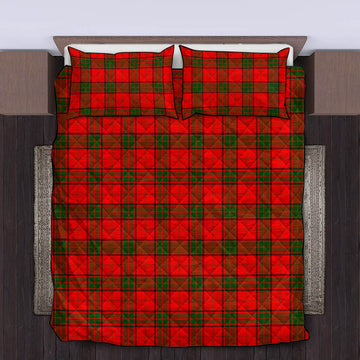 Maxwell Modern Tartan Quilt Bed Set