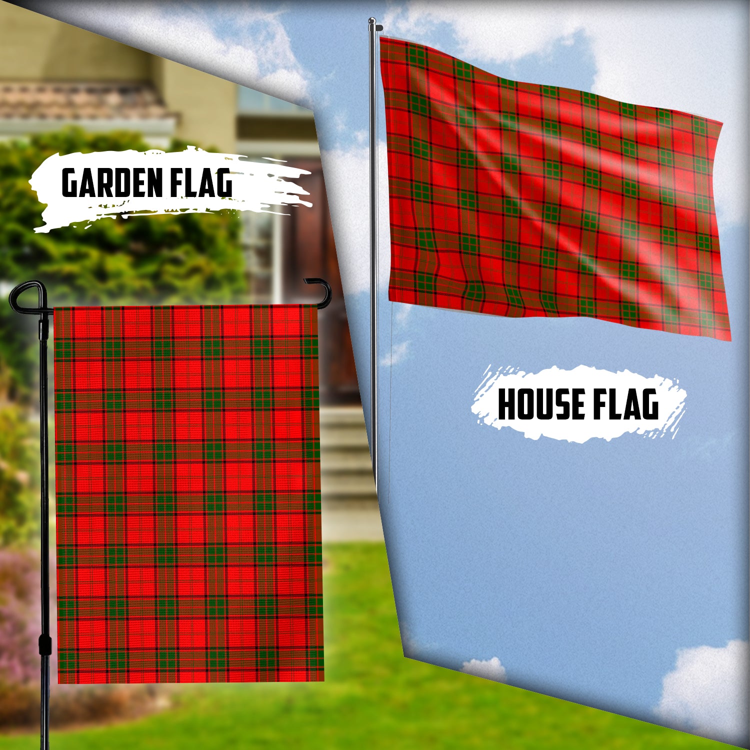 Maxwell Modern Tartan Flag Garden Flag (Vertical) - Tartan Vibes Clothing