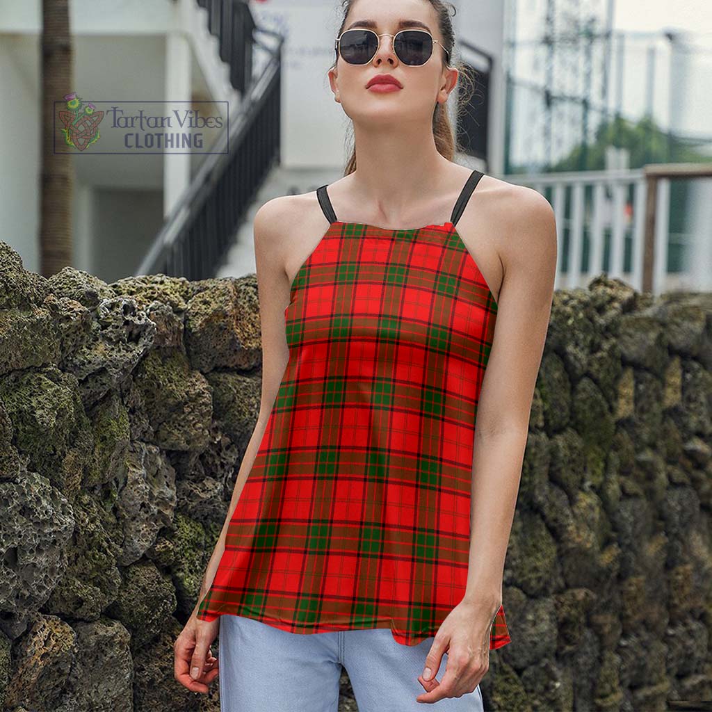 Tartan Vibes Clothing Maxwell Modern Tartan Loose Halter Neck Camisole