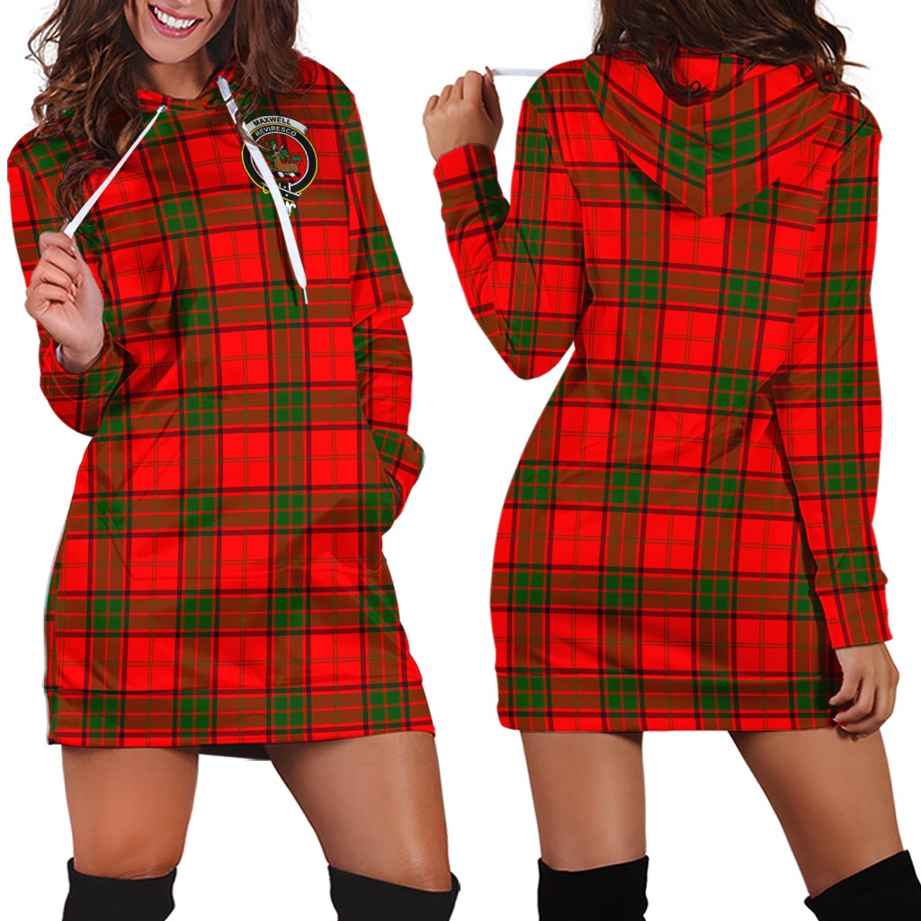 Maxwell Modern Tartan Hoodie Dress with Family Crest - Tartan Vibes Clothing